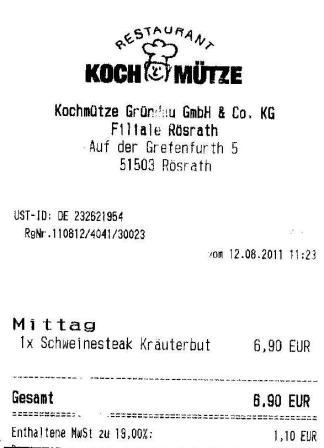 vgkv Hffner Kochmtze Restaurant